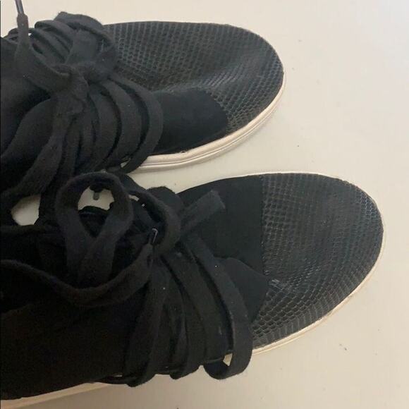 STEVE MADDEN‎ LANCER BLACK SNEAKERS SIZE 9M - Picture 5 of 7